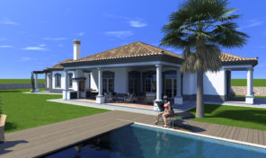 Villa V4 phase finale de construction à Boliqueime